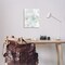 Stupell Industries Faded Abstract with Green Canvas Wall Art Design by June Erica Vess